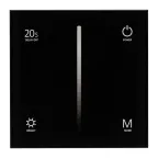 Панель SMART-P6-DIM-G-IN Black (12-24V, 4x3A, Sens, 2.4G) (Arlight, IP20 Пластик, 5 лет) | 034780 | Arlight