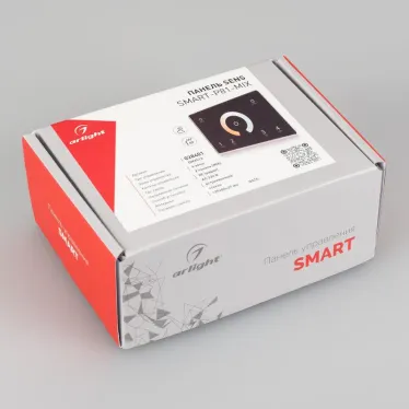 Панель Sens SMART-P81-MIX Black (230V, 4 зоны, 2.4G) (Arlight, IP20 Пластик, 5 лет) | 028401 | Arlight