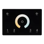 Панель Sens SMART-P81-MIX Black (230V, 4 зоны, 2.4G) (Arlight, IP20 Пластик, 5 лет) | 028401 | Arlight