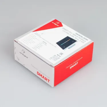 Панель SMART-P21-MIX-G-IN Black (12-24V, 4x3A, Sens, 2.4G) (Arlight, IP20 Пластик, 5 лет) | 033765 | Arlight