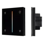 Панель SMART-P21-MIX-G-IN Black (12-24V, 4x3A, Sens, 2.4G) (Arlight, IP20 Пластик, 5 лет) | 033765 | Arlight
