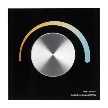 Панель SMART-P2-MIX-G-IN Black (3V, Rotary, 2.4G) (Arlight, IP20 Пластик, 5 лет) | 033755 | Arlight