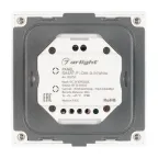Панель SMART-P1-DIM-G-IN White (3V, Rotary, 2.4G) (Arlight, IP20 Пластик, 5 лет) | 033752 | Arlight