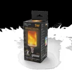 Лампа светодиодная Black LED T65 Flame 5W E14 20-80lm 1500K | 157401105 | Gauss