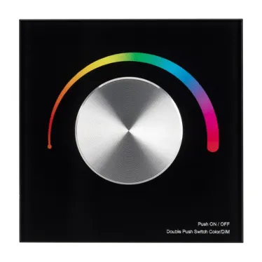Панель SMART-P5-RGB-G-IN Black (3V, Rotary, 2.4G) (Arlight, IP20 Пластик, 5 лет) | 033757 | Arlight