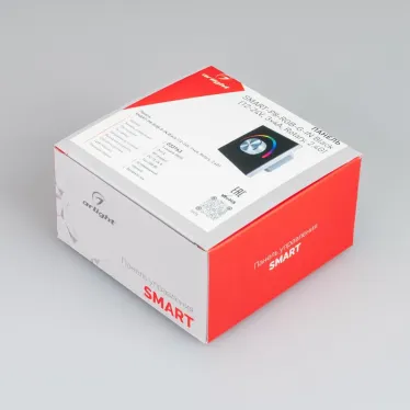 Панель SMART-P8-RGB-G-IN Black (12-24V, 3x4A, Rotary, 2.4G) (Arlight, IP20 Пластик, 5 лет) | 033763 | Arlight