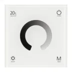 Панель SMART-P4-DIM-G-IN White (12-24V, 4x3A, Sens, 2.4G) (Arlight, IP20 Пластик, 5 лет) | 034774 | Arlight