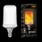 Лампа светодиодная Black LED T65 Flame 5W E14 20-80lm 1500K | 157401105 | Gauss