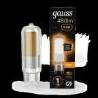 Лампа светодиодная Black LED G9 AC220-240V 5.5W 480lm 3000K Glass | 107809105 | Gauss