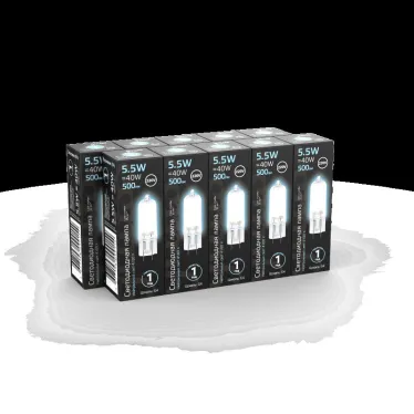 Лампа светодиодная Black LED G4 AC220-240V 5.5W 500lm 4100K Glass | 107807205 | Gauss