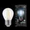 Лампа светодиодная Black LED Filament Шар E27 11W 750lm 4100K | 105802211 | Gauss