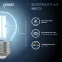 Лампа светодиодная Black LED Filament Шар E27 11W 750lm 4100K | 105802211 | Gauss
