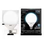 Лампа светодиодная Black LED G125 E27 22W 1840lm 4100K | 105102222 | Gauss
