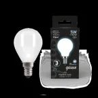 Лампа светодиодная Black LED Filament Шар OPAL E14 5W 450lm 4100K | 105201205 | Gauss