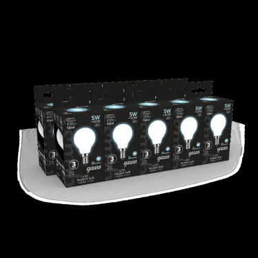 Лампа светодиодная Black LED Filament Шар OPAL E14 5W 450lm 4100K | 105201205 | Gauss