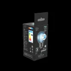 Лампа светодиодная Black LED Filament Шар E27 7W 580lm 4100K step dimmable | 105802207-S | Gauss