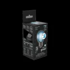 Лампа светодиодная Black LED Filament Шар E27 7W 580lm 4100K step dimmable | 105802207-S | Gauss
