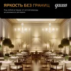 Лампа светодиодная Black LED Filament Шар E27 9W 680lm 2700K | 105802109 | Gauss