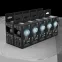 Лампа светодиодная Black LED Filament Шар E27 7W 580lm 4100K step dimmable | 105802207-S | Gauss