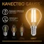 Лампа светодиодная Black LED Filament Шар E14 11W 720lm 2700K | 105801111 | Gauss