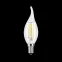 Лампа светодиодная Black LED Filament Свеча на ветру E14 7W 580lm 4100K step dimmable | 104801207-S | Gauss