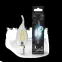 Лампа светодиодная Black LED Filament Свеча на ветру E14 7W 580lm 4100K step dimmable | 104801207-S | Gauss