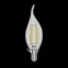 Лампа светодиодная Black LED Filament Свеча на ветру E14 11W 750lm 4100K | 104801211 | Gauss