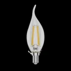 Лампа светодиодная Black LED Filament Свеча на ветру E14 11W 750lm 4100K | 104801211 | Gauss