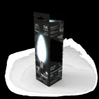 Лампа светодиодная Black LED Filament Свеча OPAL E14 5W 450lm 4100К | 103201205 | Gauss
