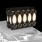 Лампа светодиодная Black LED Filament Свеча OPAL E14 5W 420lm 2700К | 103201105 | Gauss