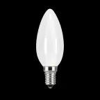 Лампа светодиодная Black LED Filament Свеча OPAL E14 5W 420lm 2700К | 103201105 | Gauss