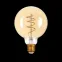 Лампа светодиодная Black LED Filament G95 Flexible E27 6W Golden 360lm 2400К | 105802007 | Gauss