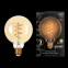 Лампа светодиодная Black LED Filament G95 Flexible E27 6W Golden 360lm 2400К | 105802007 | Gauss