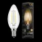 Лампа светодиодная Black LED Filament Свеча E14 11W 720lm 2700К | 103801111 | Gauss