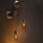Лампа светодиодная Black LED Filament ST64 E27 8W Golden 740lm 2400К | 157802008 | Gauss