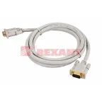 Шнур VGA - VGA с ферритами, длина 1,8 метра, серый (GOLD) | 17-5503-4 | REXANT