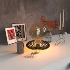 Лампа светодиодная Black LED Filament G120 Flexible E27 6W Golden 360lm 2400К | 158802008 | Gauss