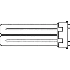 Лампа энергосберегающая КЛЛ 36Вт 2G10 840 U образная DULUX F | 4050300299037 | Osram