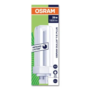 Лампа энергосберегающая КЛЛ 26Вт GX24q-3 840 U образная DULUX T/E | 4050300342283 | Osram