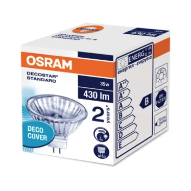 Лампа галогенная 35Вт 12В GU5.3 44865 WFL DECOSTAR 51S 36 град | 4050300272634 | Osram
