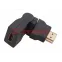 Переходник штекер HDMI - гнездо HDMI, поворотный | 17-6813 | REXANT