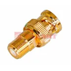 Переход гнездо F - штекер BNC GOLD | 05-3201-1 | REXANT
