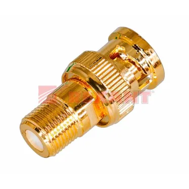 Переход гнездо F - штекер BNC GOLD | 05-3201-1 | REXANT