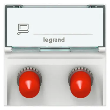 Розетка Mosaic волоконооптическая 2 ST | 078616 | Legrand
