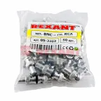 Переход штекер BNC - гнездо RCA тюльпан | 05-3202 | REXANT