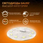 Лампа светодиодная Black LED Свеча E27 9.5W 890lm 3000К | 103102110 | Gauss