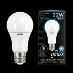 Лампа светодиодная Black LED A70 22W E27 1640lm 4100K | 102502222 | Gauss