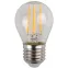 Лампа светодиодная F-LED P45-7W-827-E27 7Вт филамент шар теплый белый свет | Б0035591 | ЭРА