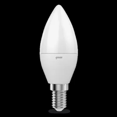 Лампа светодиодная LED 7Вт E14 220В 3000К свеча, диммируемая | 103101107-D | Gauss