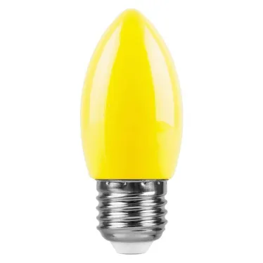 Лампа светодиодная для белт лайта LB-376 (1W) 230V E27 желтый свеча | 25927 | FERON